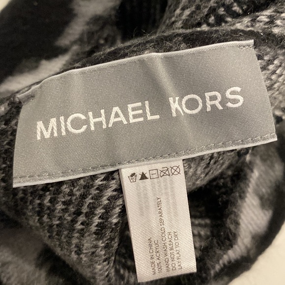 MICHAEL KORS Men’s Woven Beanie Hat Camo One Size Beanie Hat - Picture 7 of 7